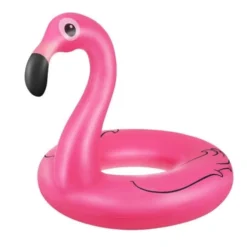Uppblåsbar flamingo simring 102 cm PVC max 150 kg CE/EN71 3+