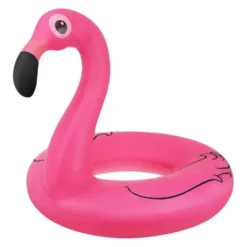 Uppblåsbar flamingo simring 102 cm PVC max 150 kg CE/EN71 3+
