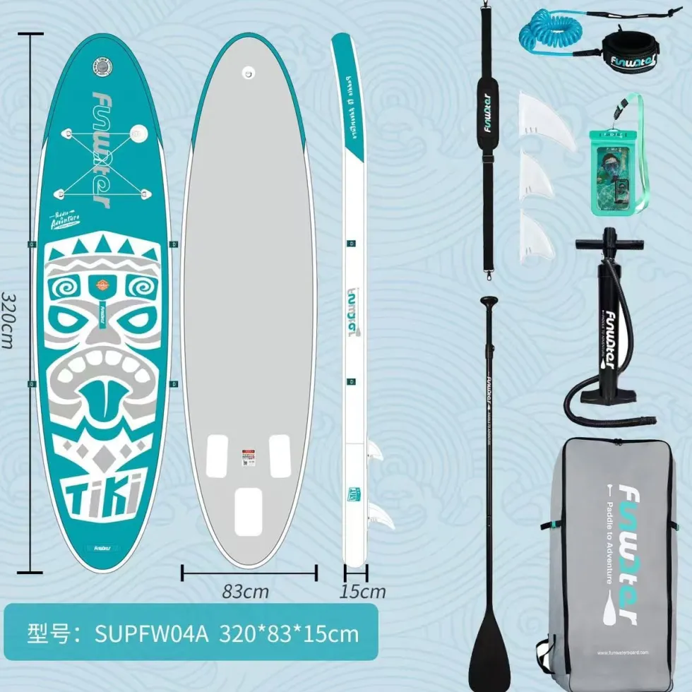 Uppblåsbar surfbräda Sup Standing Paddle Board förtjockad PVC Racing Board Sports Pulp Board