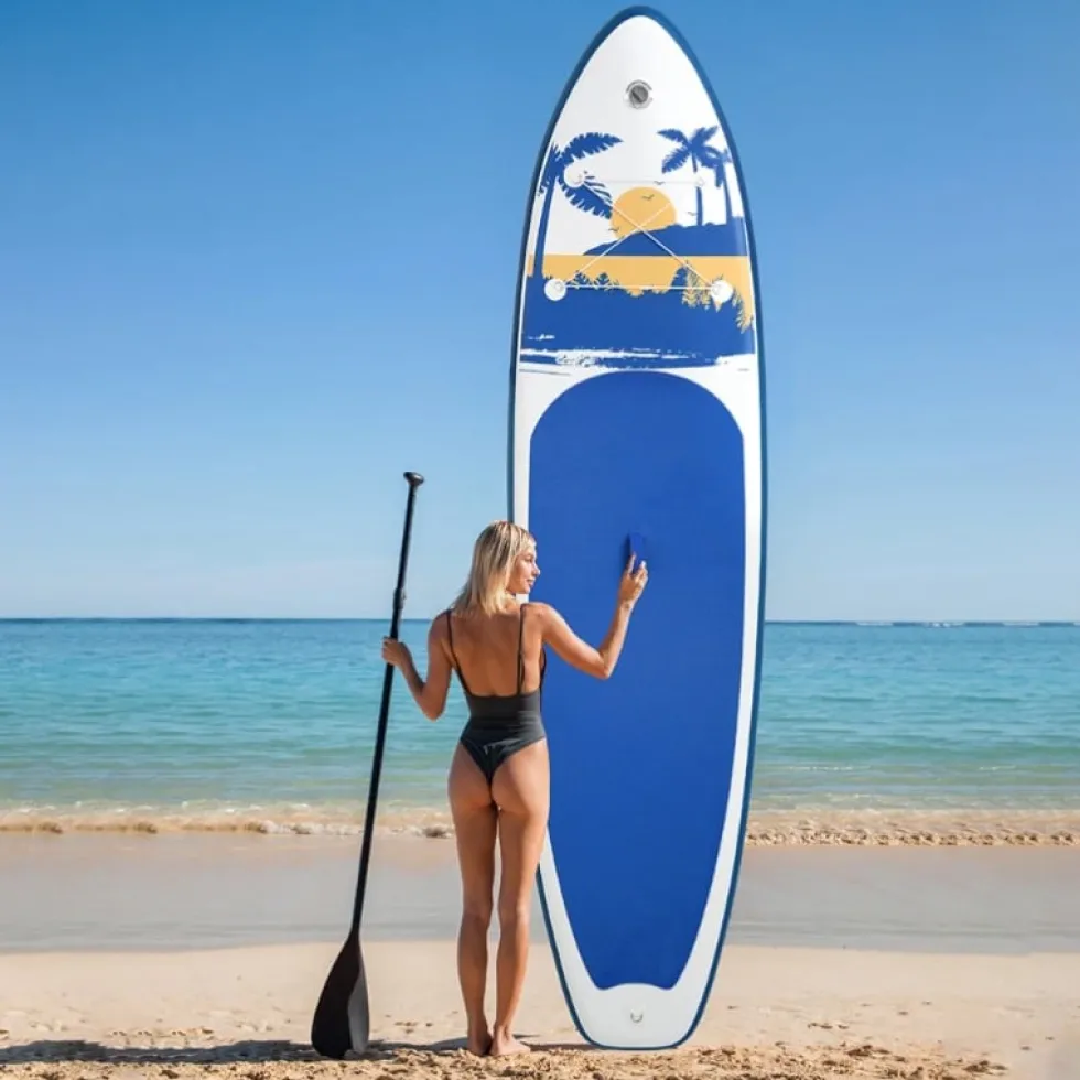 Uppblåsbar surfbräda Sup Standing Paddle Board förtjockad PVC Racing Board Sports Pulp Board
