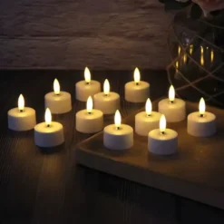 Uppladdningsbara LED-ljus / Värmeljus med fjärrkontroll