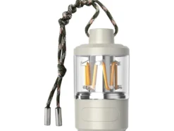 Uppladdningsbar campinglampa med LED och powerbank