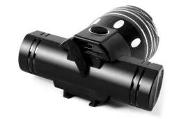 Uppladdningsbar cykelbelysning med framlykta och baklykta