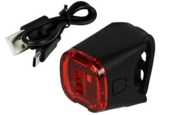 Uppladdningsbar LED baklampa med USB C för cykel