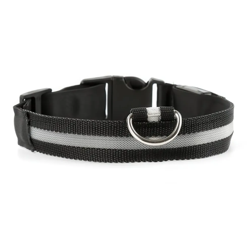 Uppladdningsbart LED-hundhalsband / Reflex & Halsband för hund