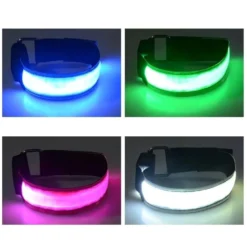 Uppladdningsbart LED-reflexarmband för ökad synlighet