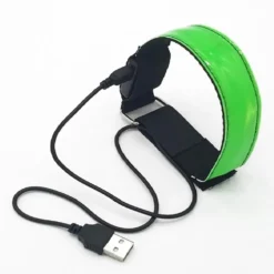 Uppladdningsbart LED-reflexarmband för ökad synlighet