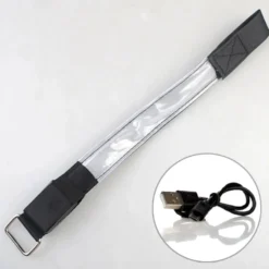 Uppladdningsbart LED-reflexarmband för ökad synlighet
