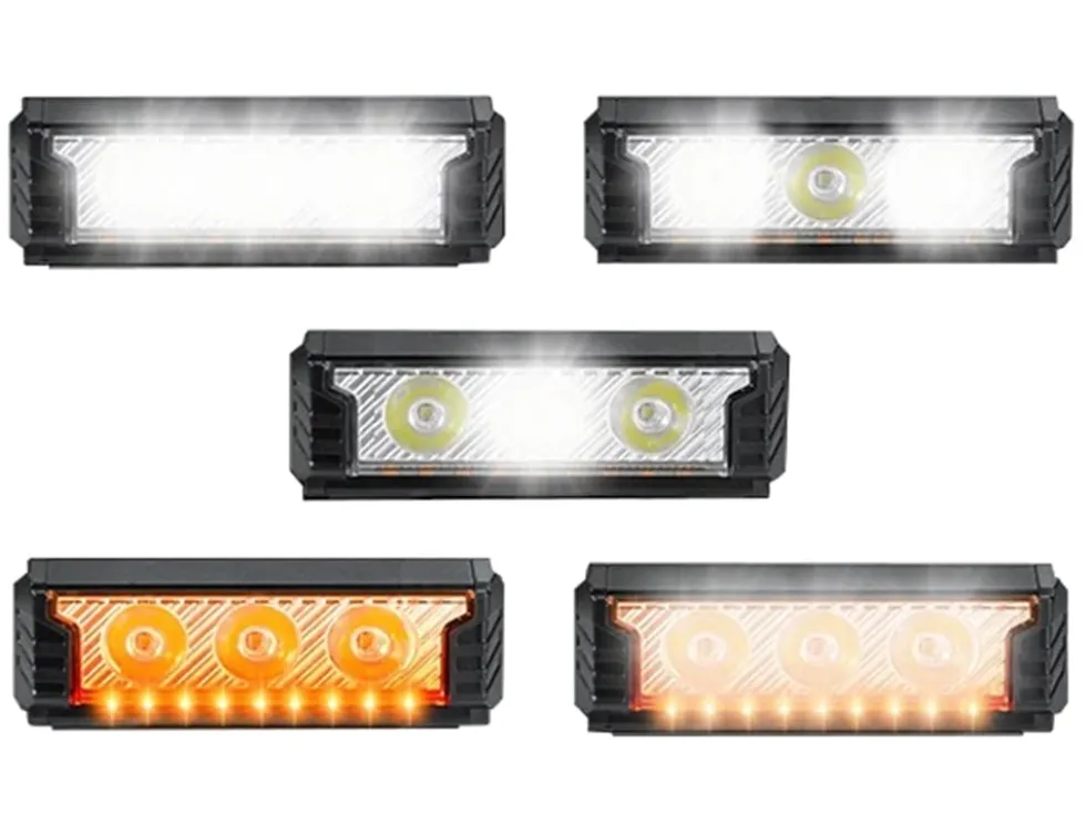 Uppladdningsbart set cykellampa med LED
