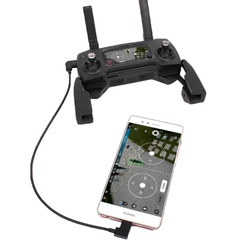 USB-C till Micro-USB-kabel för DJI Mavic Pro / Spark 30 cm