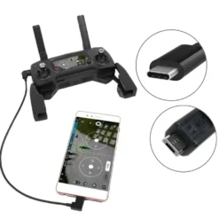 USB-C till Micro-USB-kabel för DJI Mavic Pro / Spark 30 cm