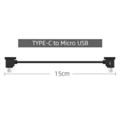 USB-C till Micro-USB kabel för DJI Mavic 15 cm