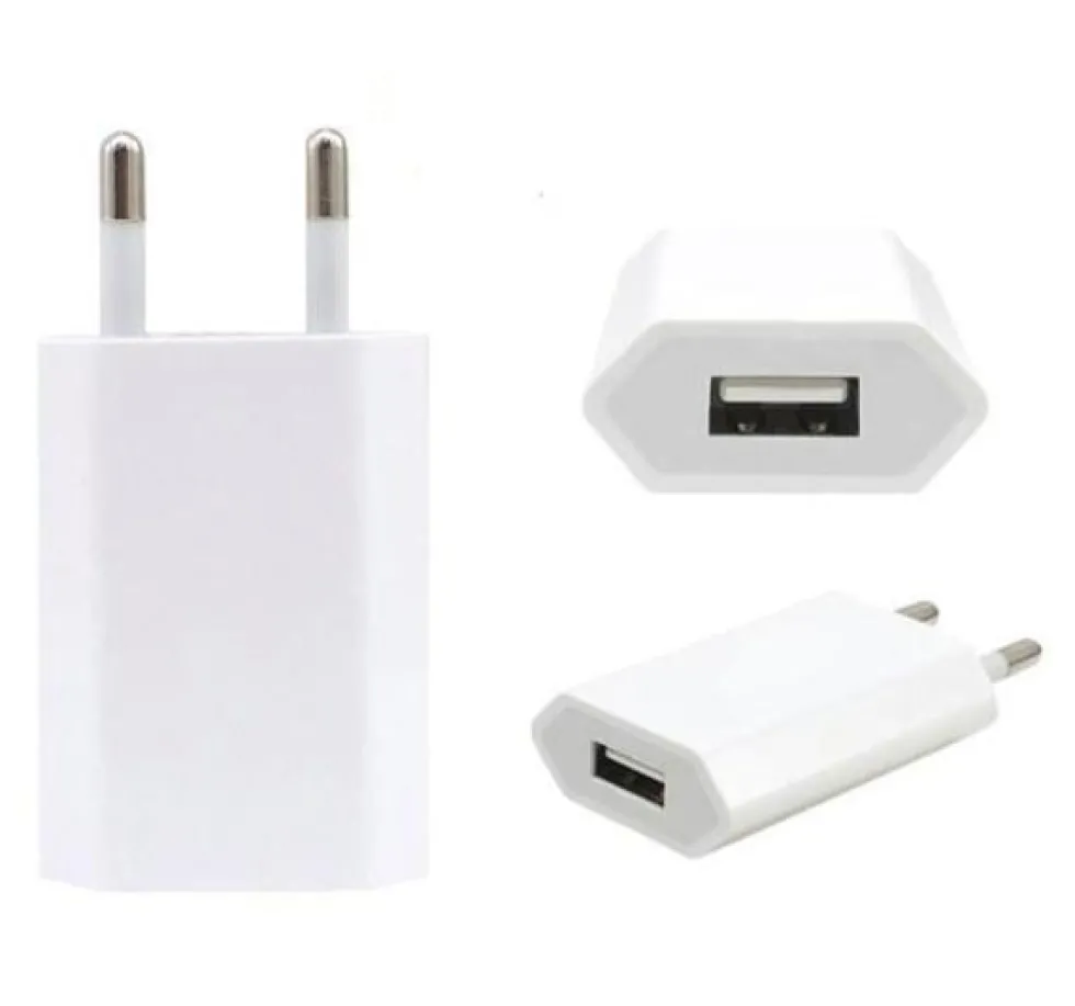 USB-strömadapter från 230V till 5V USB Typ A ho 1A, 5W iPhone