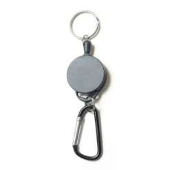 Utdragbar nyckelring med karbinhake 2-pack
