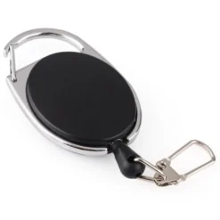 Utdragbar nyckelring med karbinhake 2-pack
