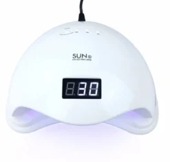 UV/LED nagellampa 48W med sensor och timer 10/30/60s vit