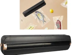 Vakuumförpackare för mat uppladdningsbar USB inkl 10 vakuumpåsar