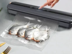 Vakuumförpackare för mat uppladdningsbar USB inkl 10 vakuumpåsar