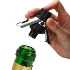 Vakuumkork till Champagne 2-Pack Champagneförslutare med Pump