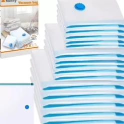 Vakuumpåsar 15-pack 50x70/60x80/70x100 cm för dammsugare