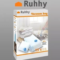 Vakuumpåsar 15-pack 50x70/60x80/70x100 cm för dammsugare