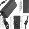 42V 2A Snabbladdning batteriladdare förelektrisk scooter elcykelbatteriladdare