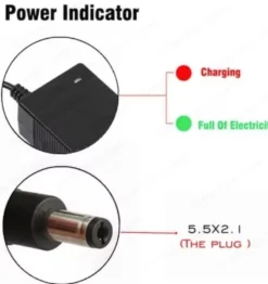42V 2A Snabbladdning batteriladdare förelektrisk scooter elcykelbatteriladdare