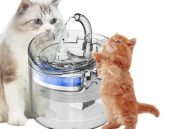 Vattenfontän med filter för hund och katt 1,8 liter