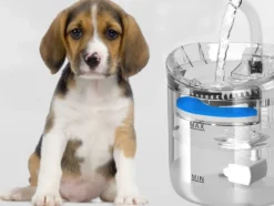Vattenfontän med filter för hund och katt 1,8 liter