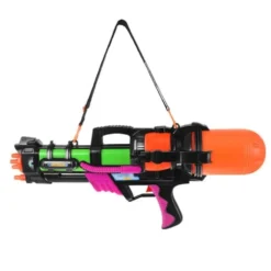 Vattenpistol 60 cm 1,25 l tank 6 m räckvidd med axelband