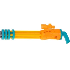Vattenpistol 56 cm med 4 behållare, plast gul/orange/blå