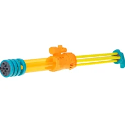 Vattenpistol 56 cm med 4 behållare, plast gul/orange/blå