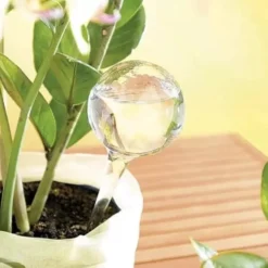 Vattningskulor 8-pack 280 ml transparent PVC för krukväxter