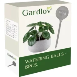 Vattningskulor 8-pack 280 ml transparent PVC för krukväxter