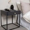 Venture Home Bakal Sängbord Svart