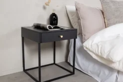 Venture Home Bakal Sängbord Svart