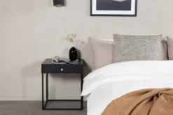 Venture Home Bakal Sängbord Svart