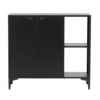 Venture Home Piring skåp svart 42 x 100 x 110 cm