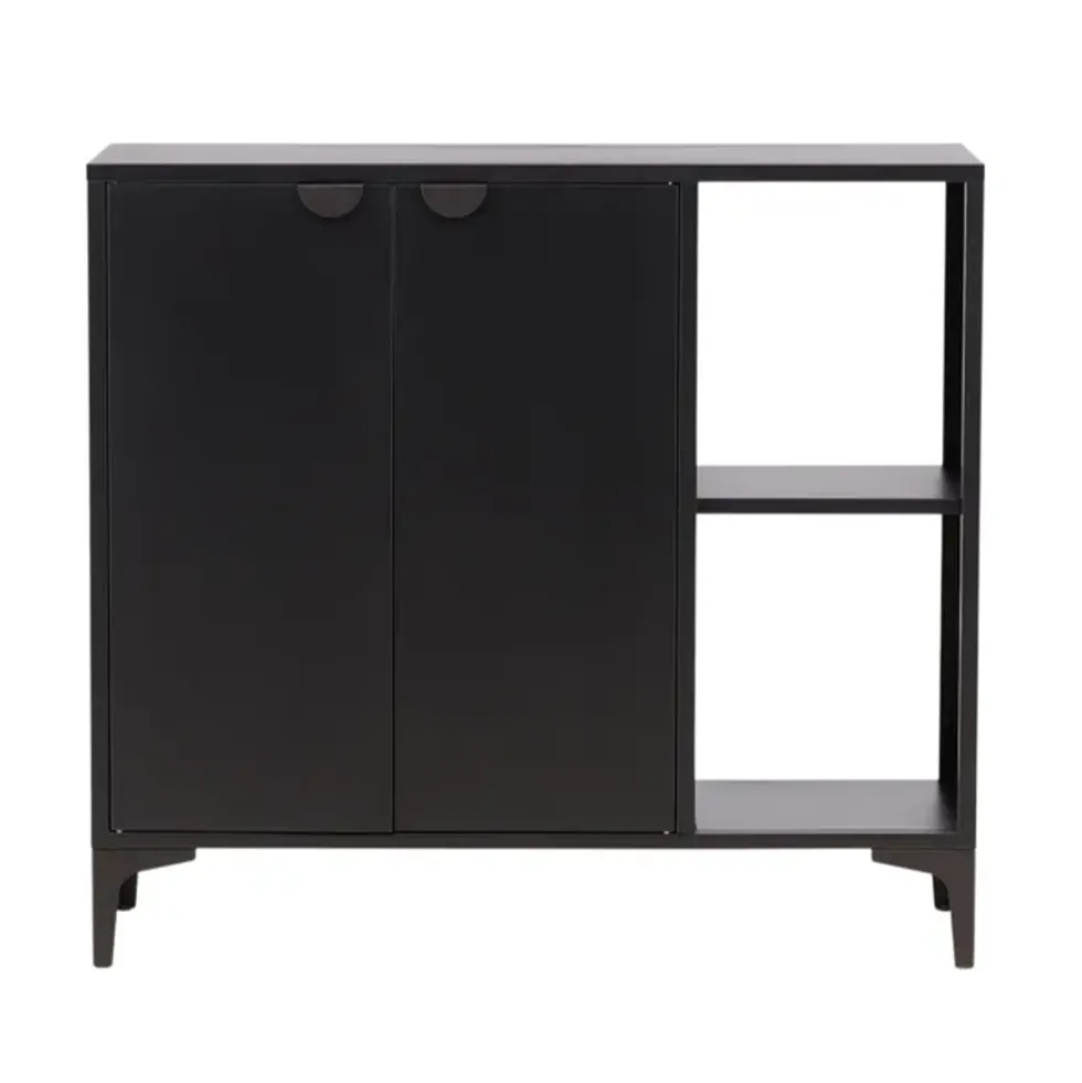 Venture Home Piring skåp svart 42 x 100 x 110 cm