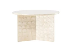 Venture Home Smögen Soffbord Ø70 Beige