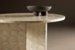 Venture Home Smögen Soffbord Ø70 Beige