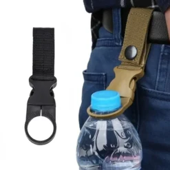 Överlevnadskit / 19 delars set med kniv, kompass, tändstål och väska