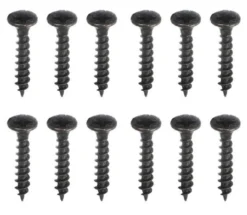 Vägghängare med 3 krokar loftstil matt svart zinklegering 5-pack