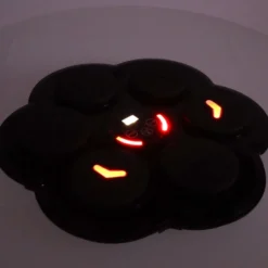 Väggmonterad boxningssköld med Bluetooth, LED och poängräkning, USB