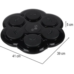 Väggmonterad boxningssköld med Bluetooth, LED och poängräkning, USB