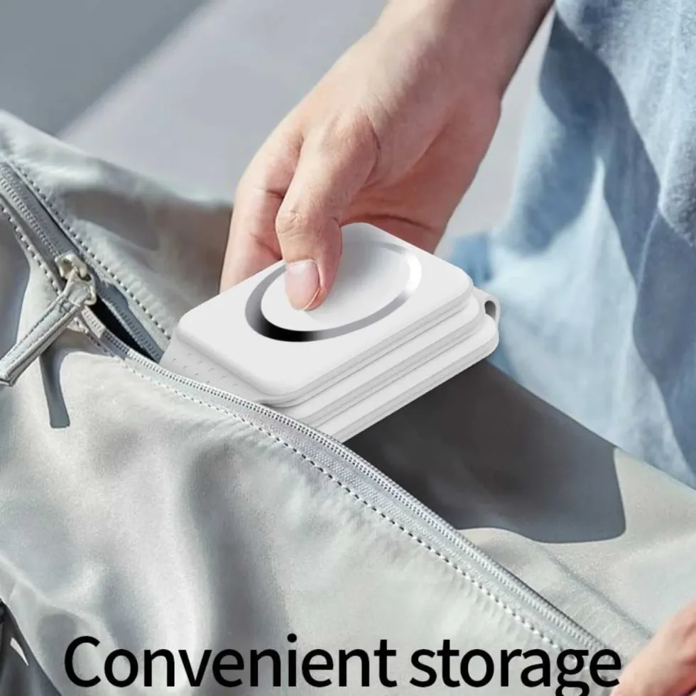 Vikbar Trådlös Mobilladdare 3-i-1 Magsafe Kompatibel Vit