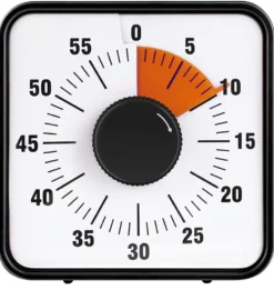 Visuell Timer STOR 60min - klassrum skola för barn 19cm