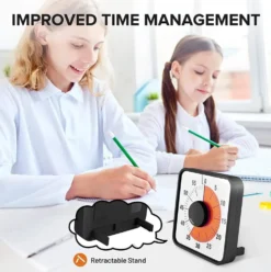Visuell Timer STOR 60min - klassrum skola för barn 19cm