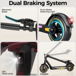 V10PRO 2025 Elscooter Elsparkcykel 40km/h elcykel scooter kickbike