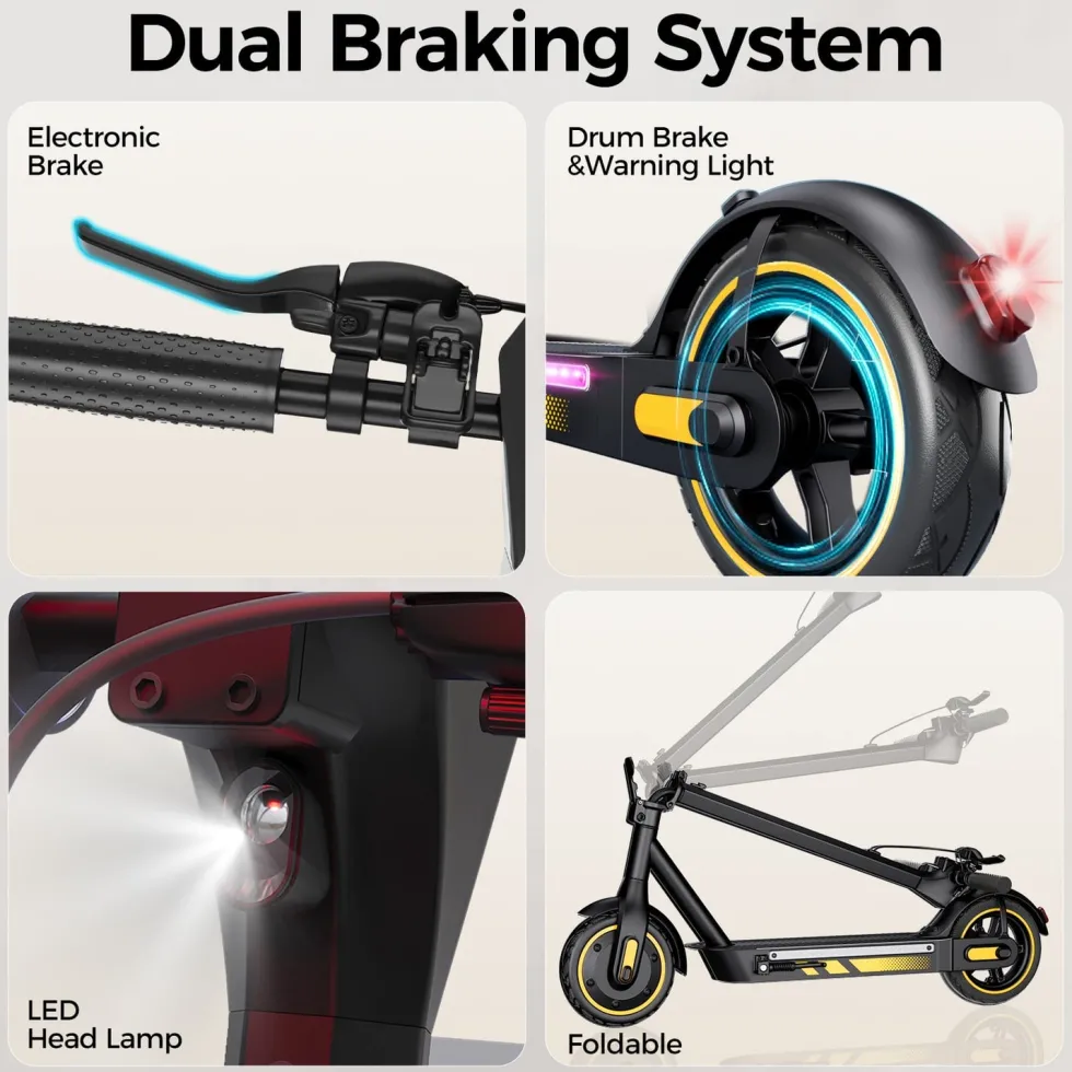 V10PRO 2025 Elscooter Elsparkcykel 40km/h elcykel scooter kickbike